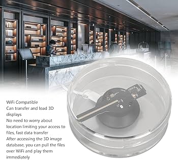 Amazon | ポータブル 3D ホログラム ファン、16G WiFi 3D